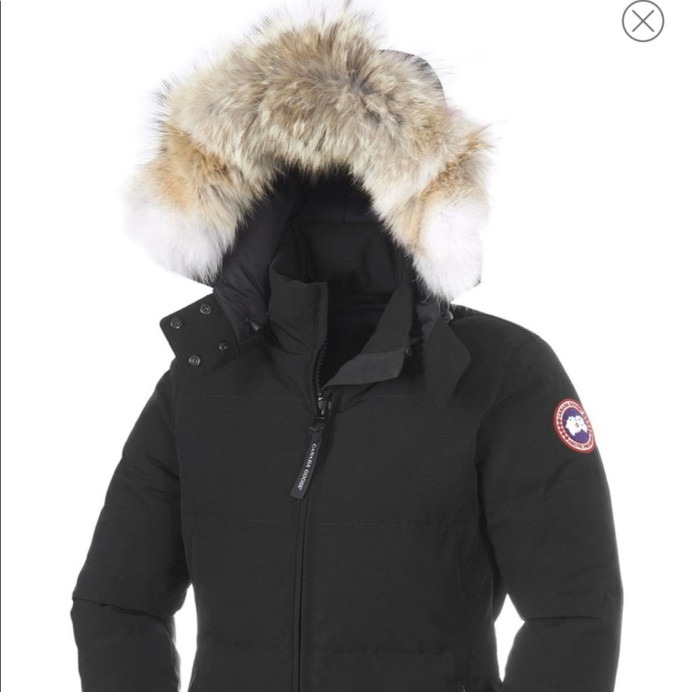 TRADE ONLY Canada Goose black winter jacket ‘Chelsea’ slimfit